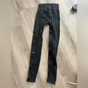 Alo Seamless Cable Knit High Waist Legging Size XS